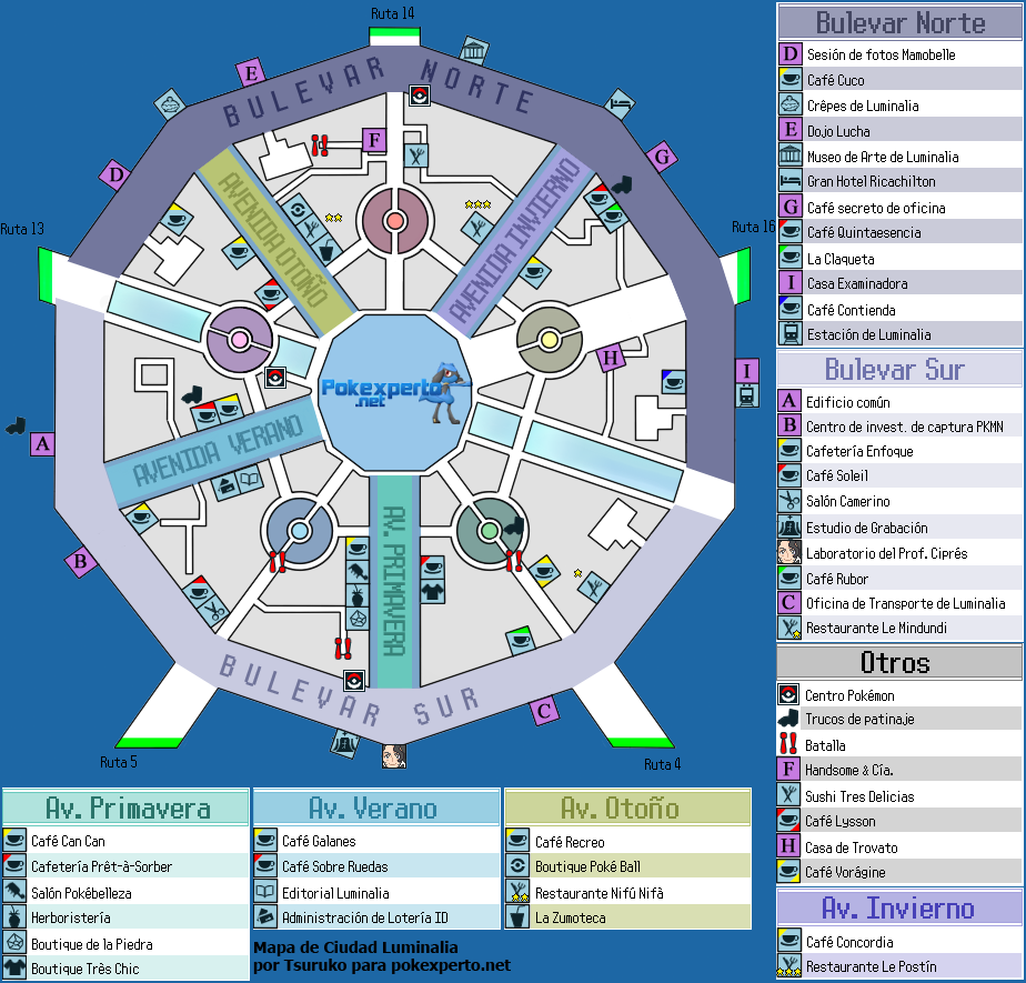 Mapa de Ciudad Luminalia