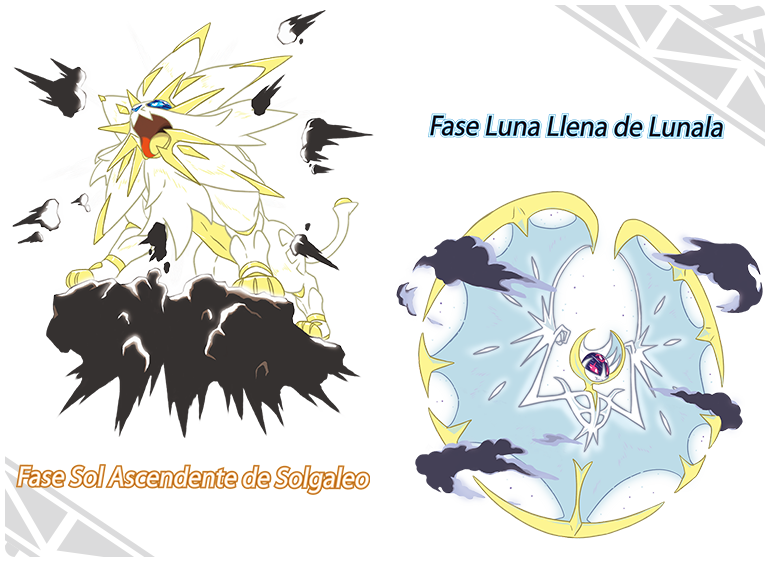 Lunala y Solgaleo