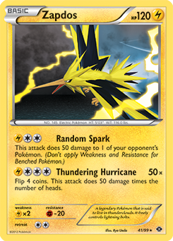 Carta de Zapdos