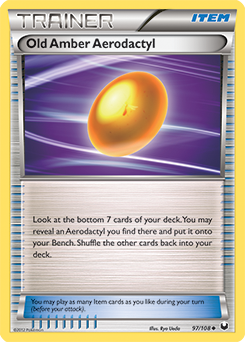 Carta de mbar Viejo Aerodactyl