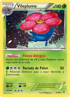 Carta de Vileplume