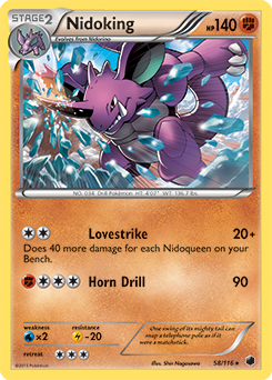 Carta de Nidoking