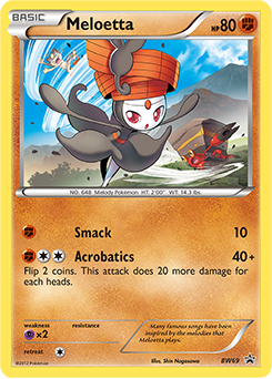 CARTAS DE POKÉMON MELOETTA BÁSICO ps 90 DEL AÑO 2019 Nº648