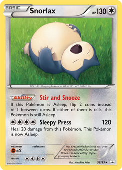 Carta de Snorlax