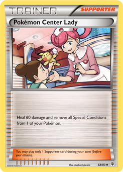 Carta de Chica del Centro Pokmon
