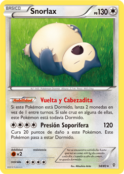 Carta de Snorlax