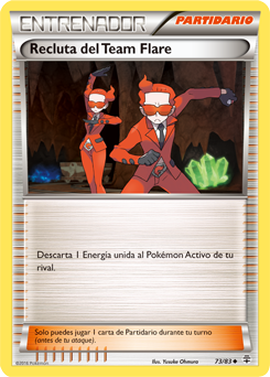 Carta de Recluta del Team Flare