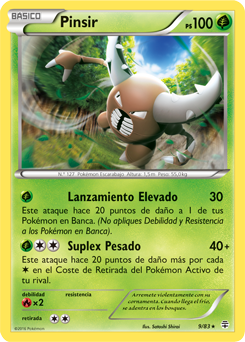 Carta de Pinsir