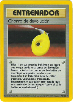 Carta de Chorro de Devolucin