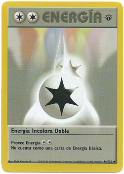 Carta de Doble Energa Incolora