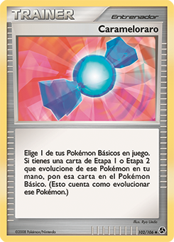 Carta de Caramelo Raro