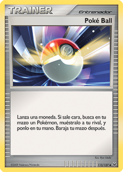 Carta de Pok Ball