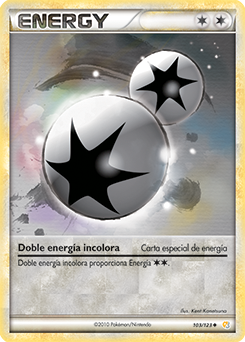 Carta de Doble Energa Incolora