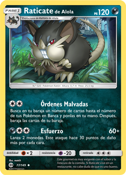 Carta de Raticate