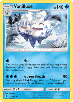 Carta de Vanilluxe