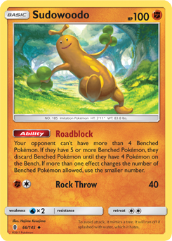 Carta de Sudowoodo