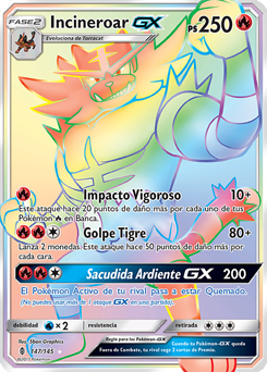 Carta de Incineroar