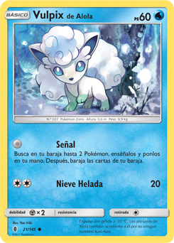 Carta de Vulpix