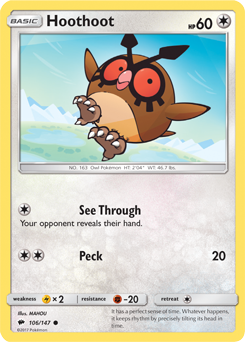 Carta de Hoothoot