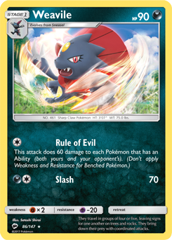 Carta de Weavile