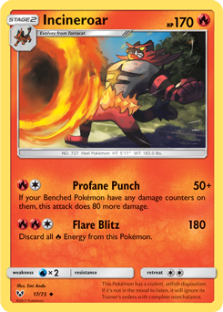 Carta de Incineroar