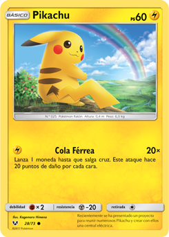Carta de Pikachu