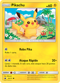 Carta de Pikachu