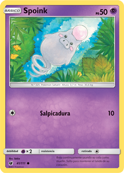 Carta de Spoink