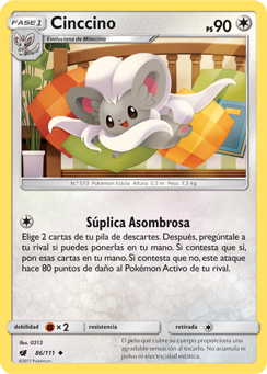Carta de Cinccino