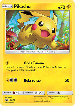 Carta de Pikachu
