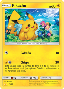 Carta de Pikachu