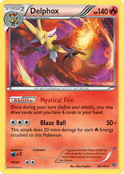Carta de Delphox