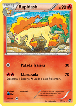 Carta de Rapidash