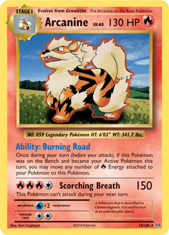 Carta de Arcanine
