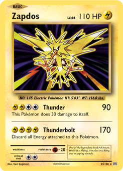 Carta de Zapdos