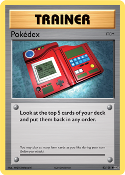 Carta de Pokdex