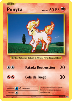 Carta de Ponyta