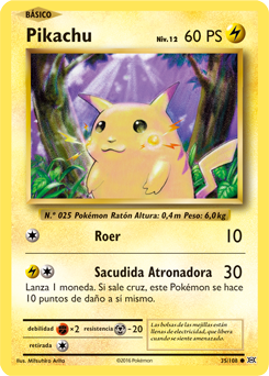 Carta de Pikachu