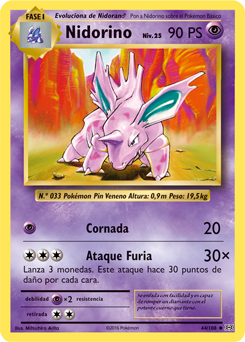 Carta de Nidorino