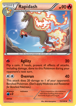 Carta de Rapidash