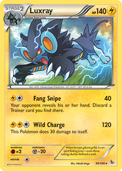 Carta de Luxray