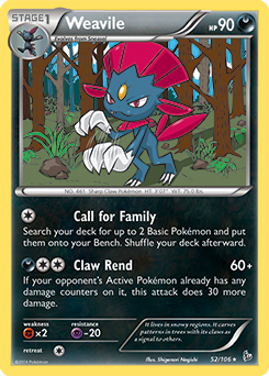 Carta de Weavile