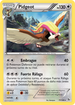 Carta de Pidgeot