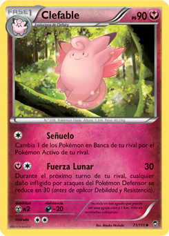 Carta de Clefable