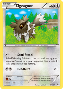 Carta de Zigzagoon