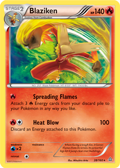 Carta de Blaziken