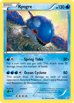 Carta de Kyogre