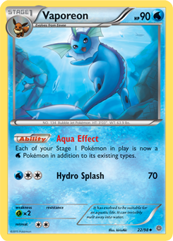 Carta de Vaporeon