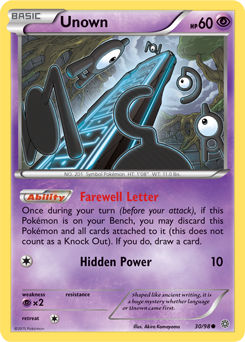 Carta de Unown