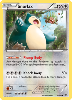 Carta de Snorlax